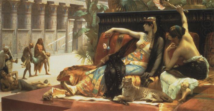 Alexandre Cabanel Cleopatra Testing Poison on Those Condemned to Die. china oil painting image